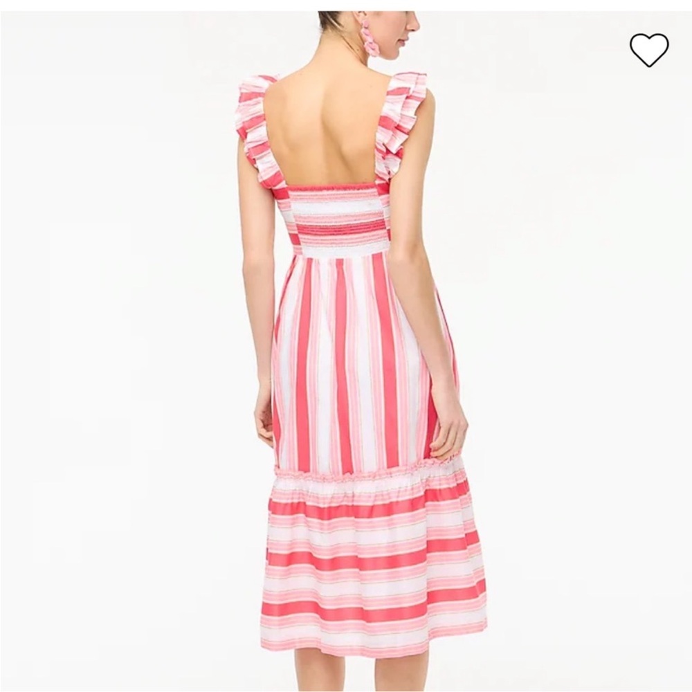 J.Crew square neck line stripped dress - Picture 4 of 4